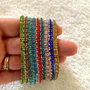 Rhinestone Stretch Bracelets